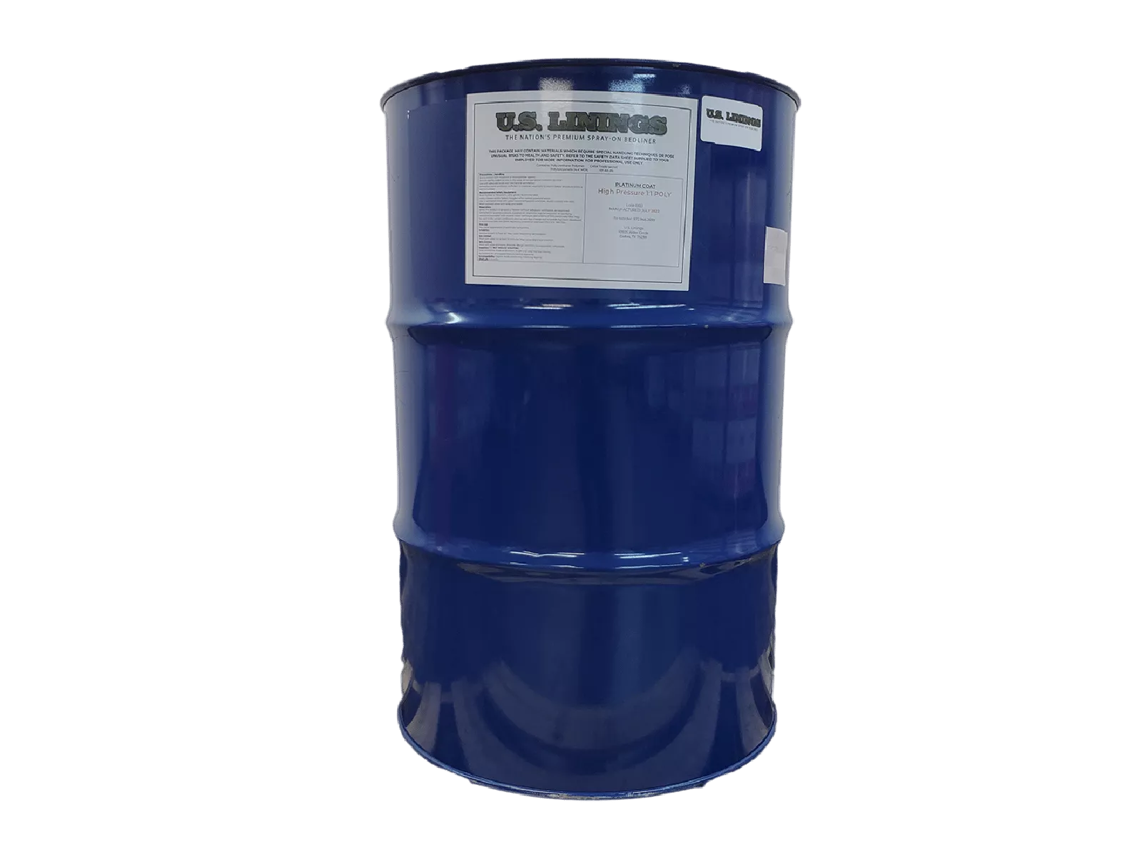 U.S. Linings Chemical 1776 Side B Drum Barrel - High-Quality Bedliner Chemical