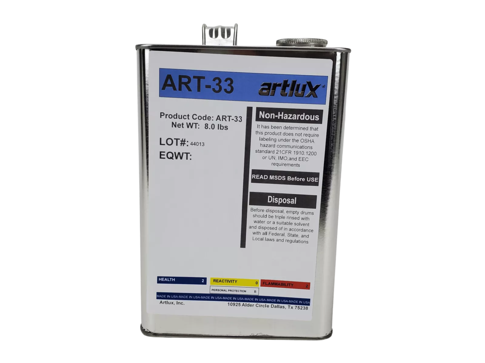 Artlux Chemicals ART-33 - Effective Isocyanate Cleaning
