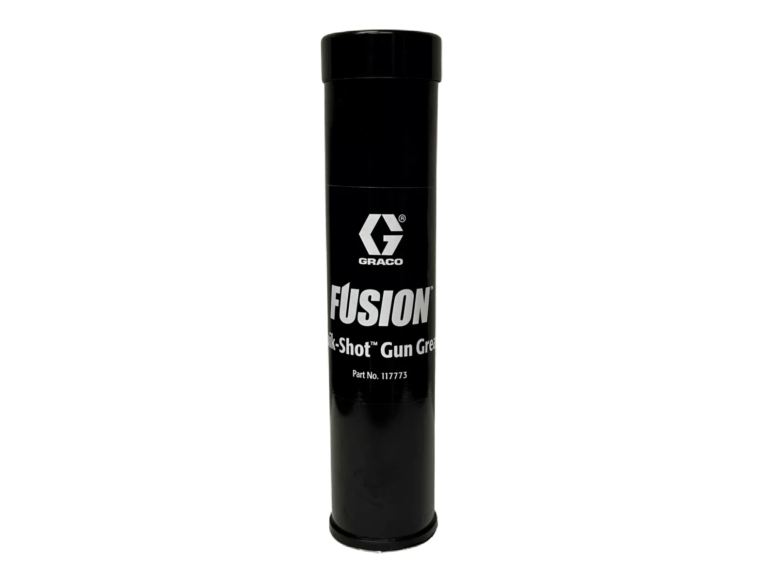 Graco Fusion Quick-Shot Gun Grease - Thin Black Cylinder Filled with Grease